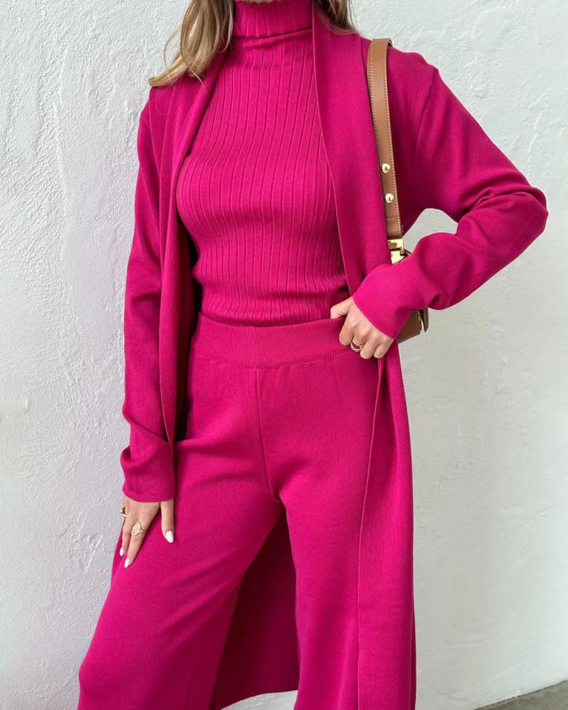 Ensemble Cozy Luxe, Élégant, Confortable et Sophistiqué pour Femmes