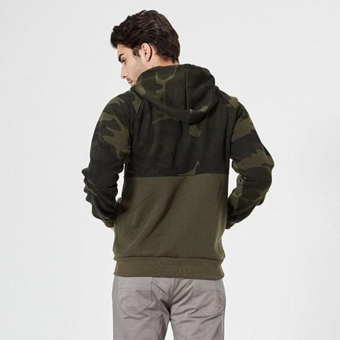Ewald - Sweat à capuche camouflage tendance