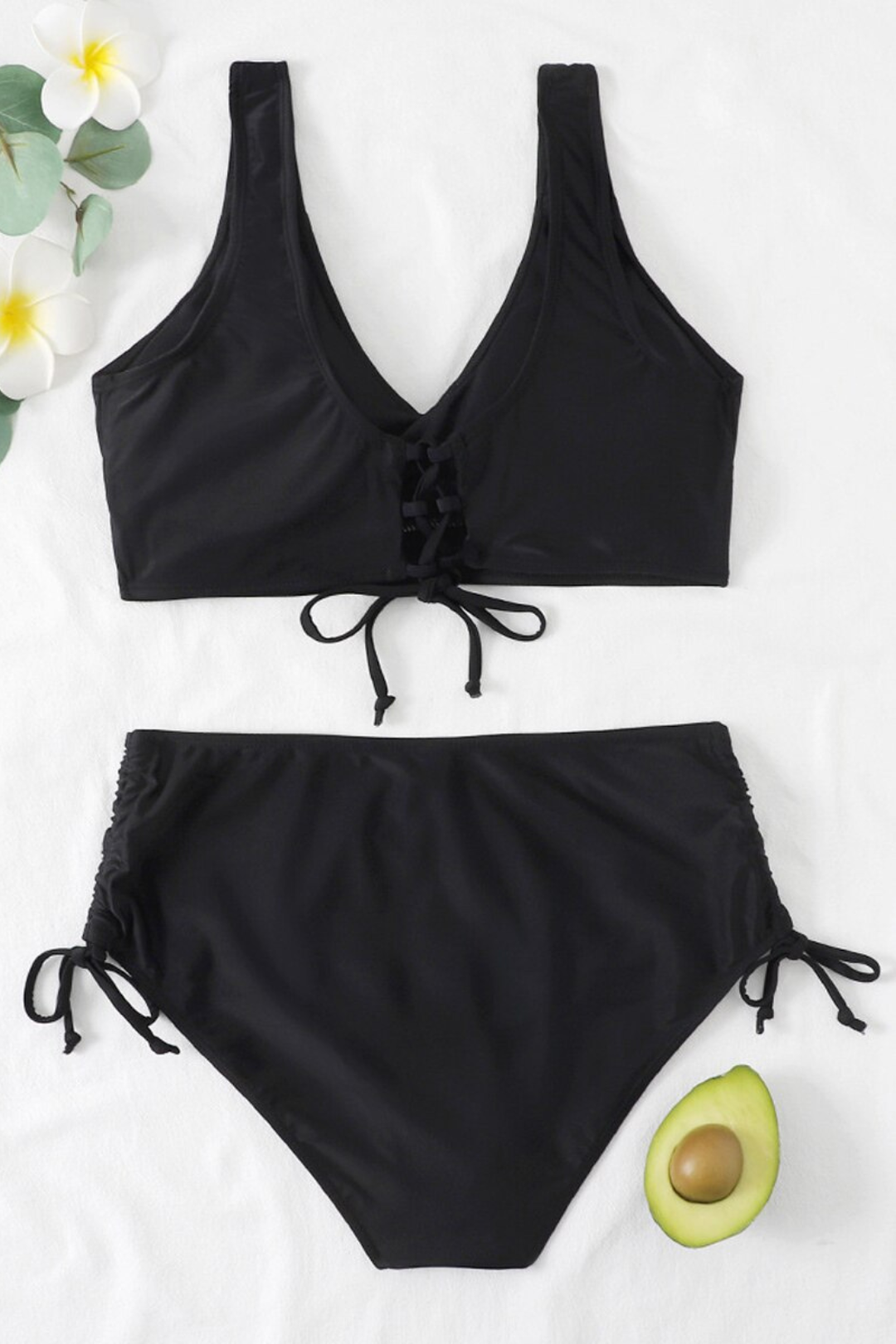Mille - Maillot de bain uni Bikini