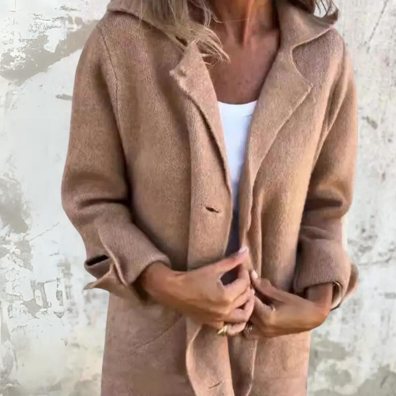 Gilet sans manches en laine classique chic pour femme