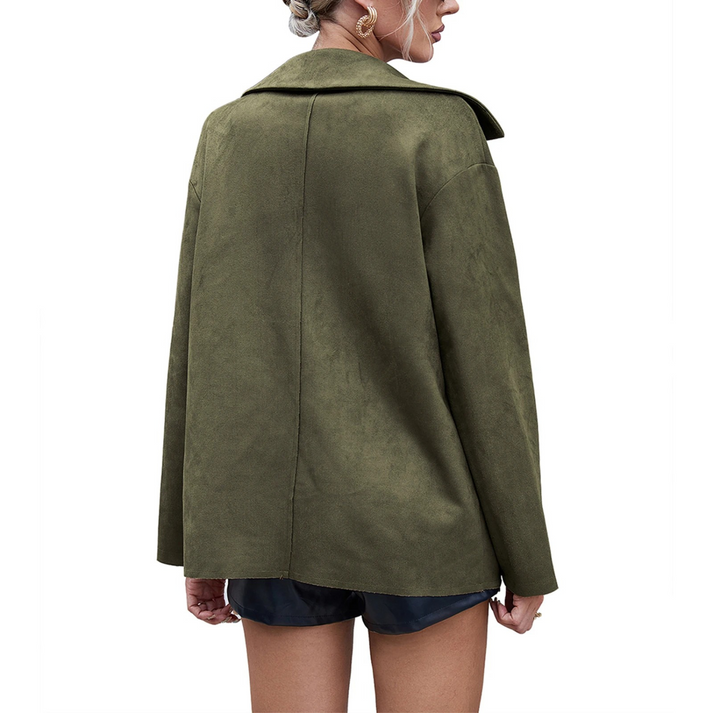 Veste élégante en similicuir pour femme