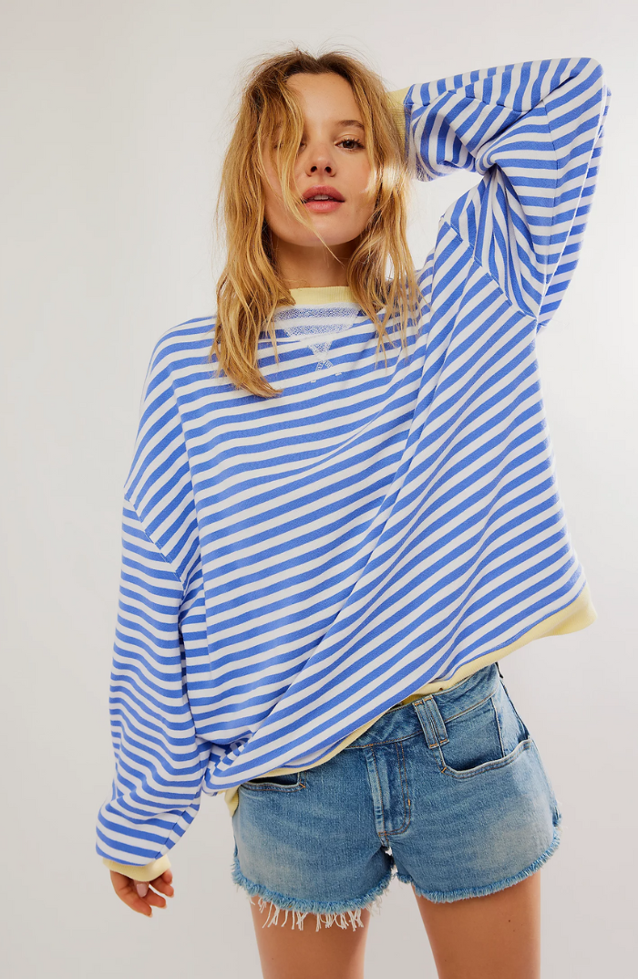 Pull à Rayures Décontracté, Confortable et Chic pour Femmes