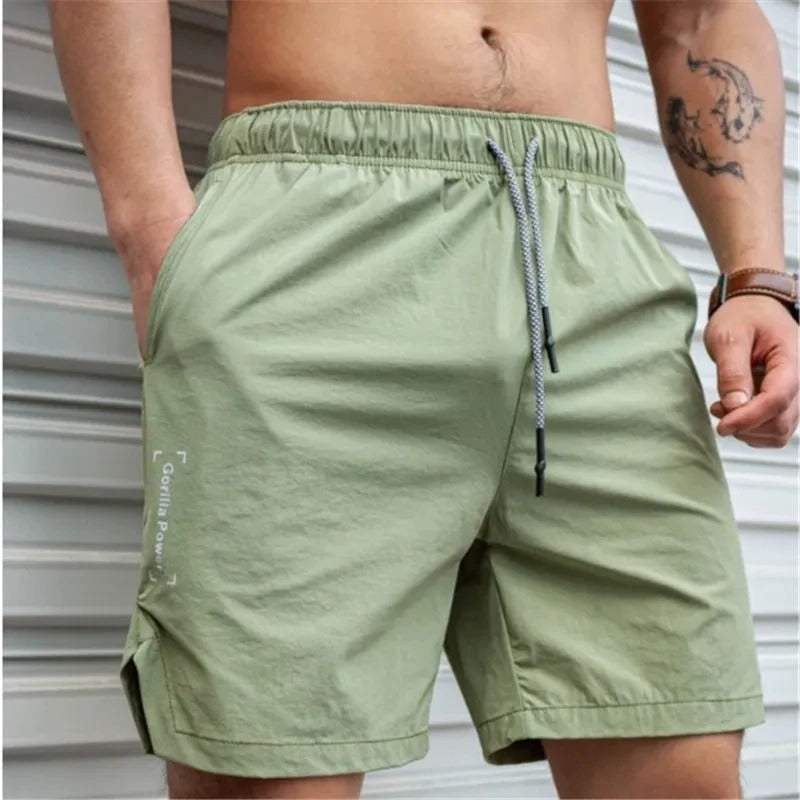 Short de Bain Homme - Taille Élastique avec Cordon - Coupe Confortable - Respirant