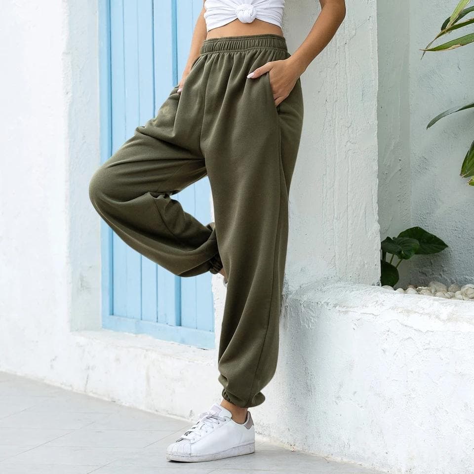 Pantalon de Jogging Femme - Confortable et Élégant - Taille Élastique - Coupe Moderne