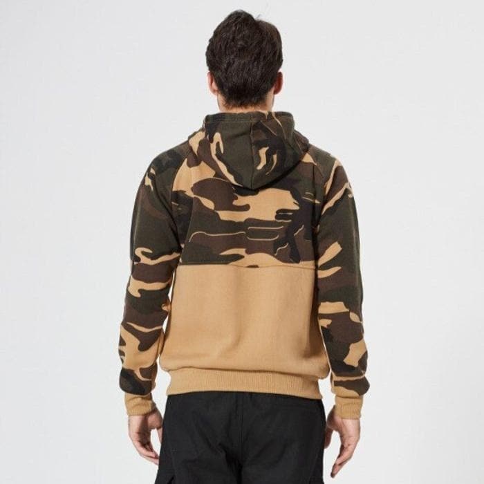 Ewald - Sweat à capuche camouflage tendance
