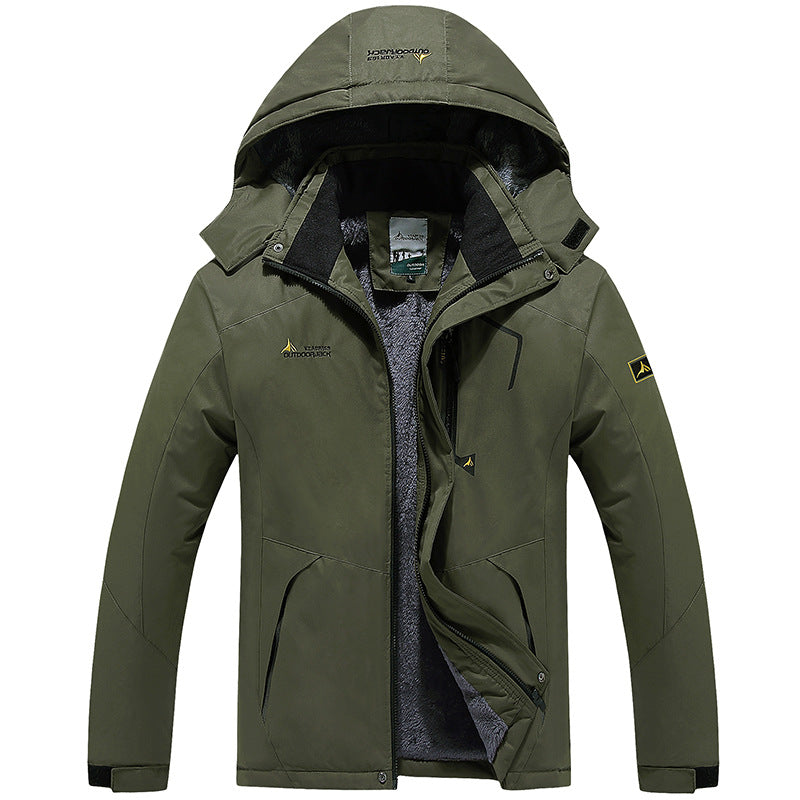 Veste d'extérieur pour homme - Modèle à capuche chaud - Indispensable pour l'hiver