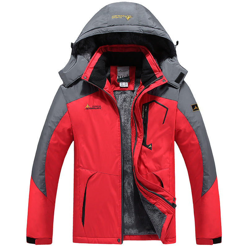 Veste d'extérieur pour homme - Modèle à capuche chaud - Indispensable pour l'hiver