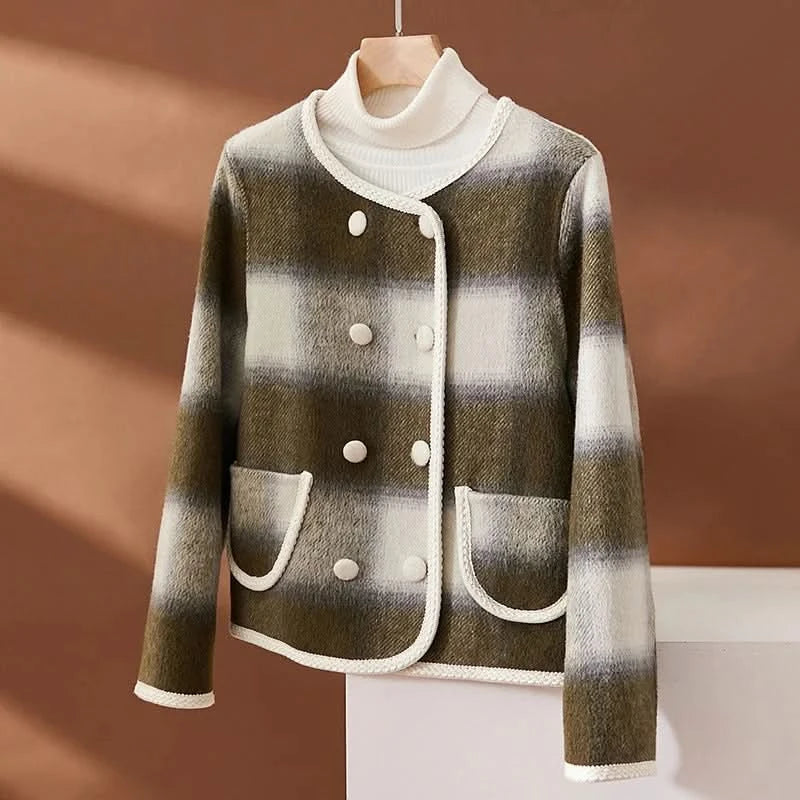 Veste d'hiver élégante, confortable et tendance pour femme.