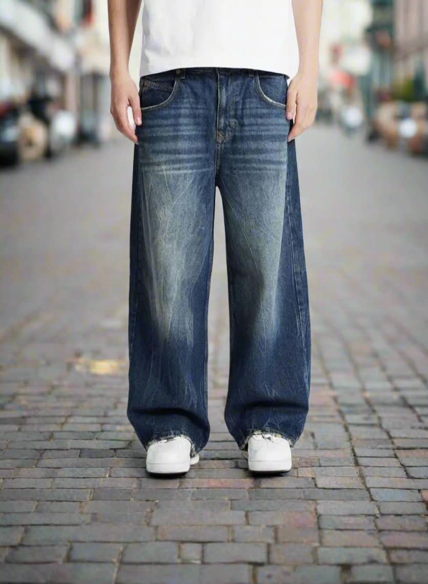 Chic, moderne et confortable jean large pour hommes et femmes