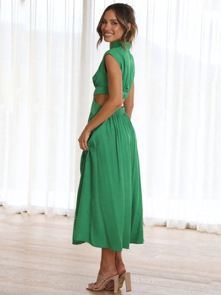 Linda - Magnifique robe de créateur ample