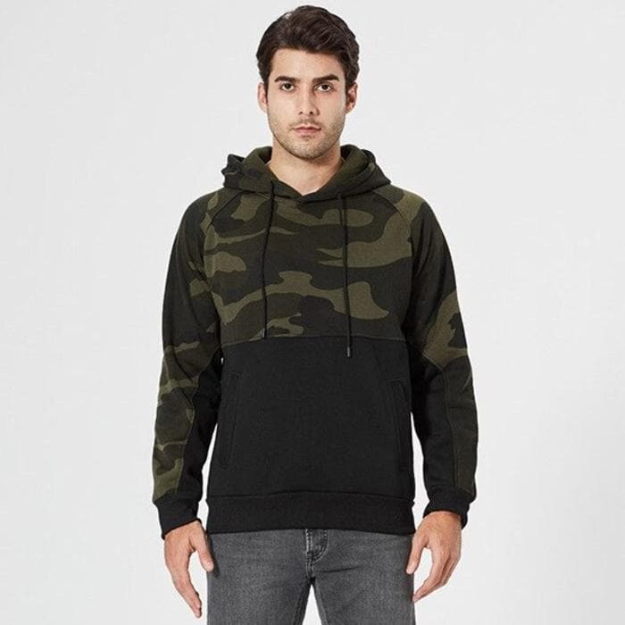 Ewald - Sweat à capuche camouflage tendance