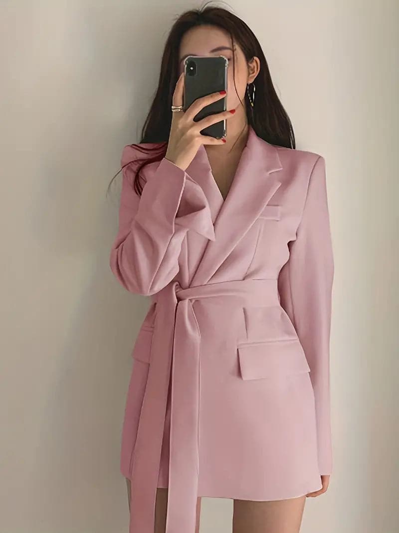Melly - Manteau blazer de qualité supérieure, coupe chic