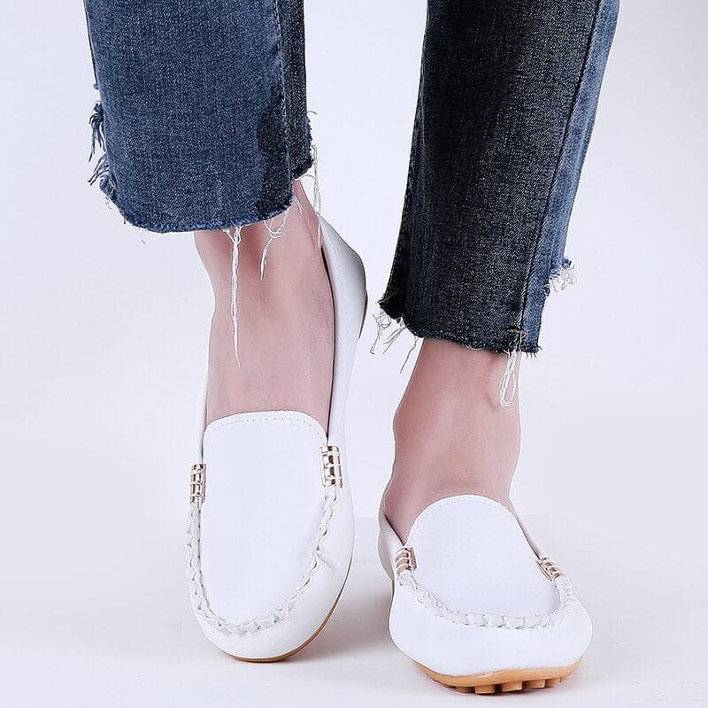 Mocassins Femme - Style Loafer - Denim Décontracté - Confort Slip-On