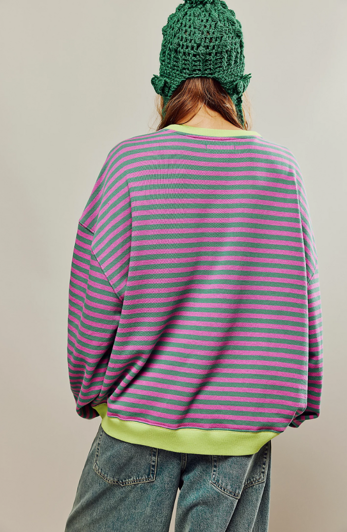 Pull à Rayures Décontracté, Confortable et Chic pour Femmes