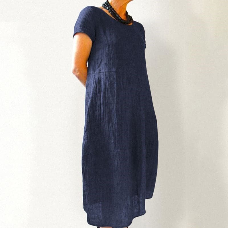 Darlene - Robe longue élégante en coton