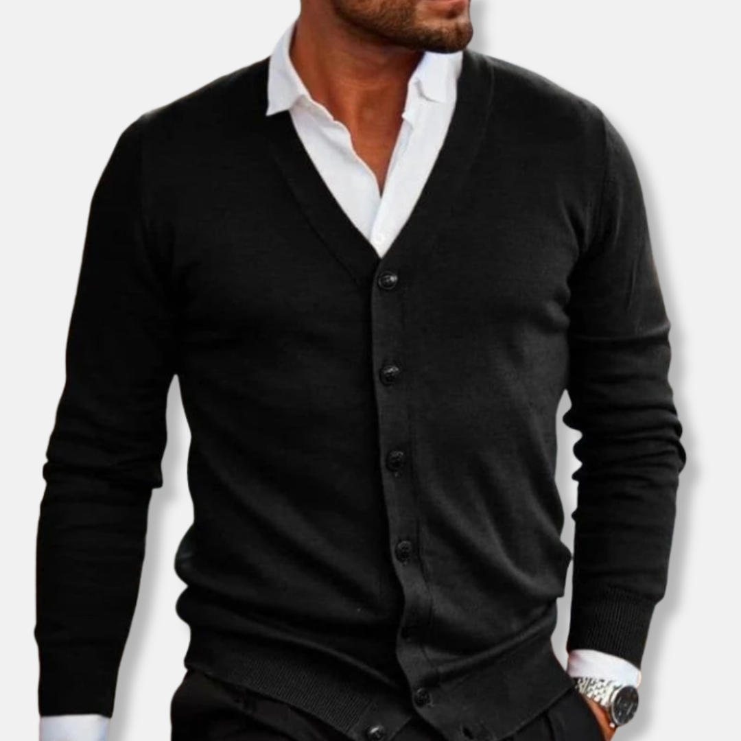 Jacques Cardigan Patte De Boutonnage | Cardigan Classique