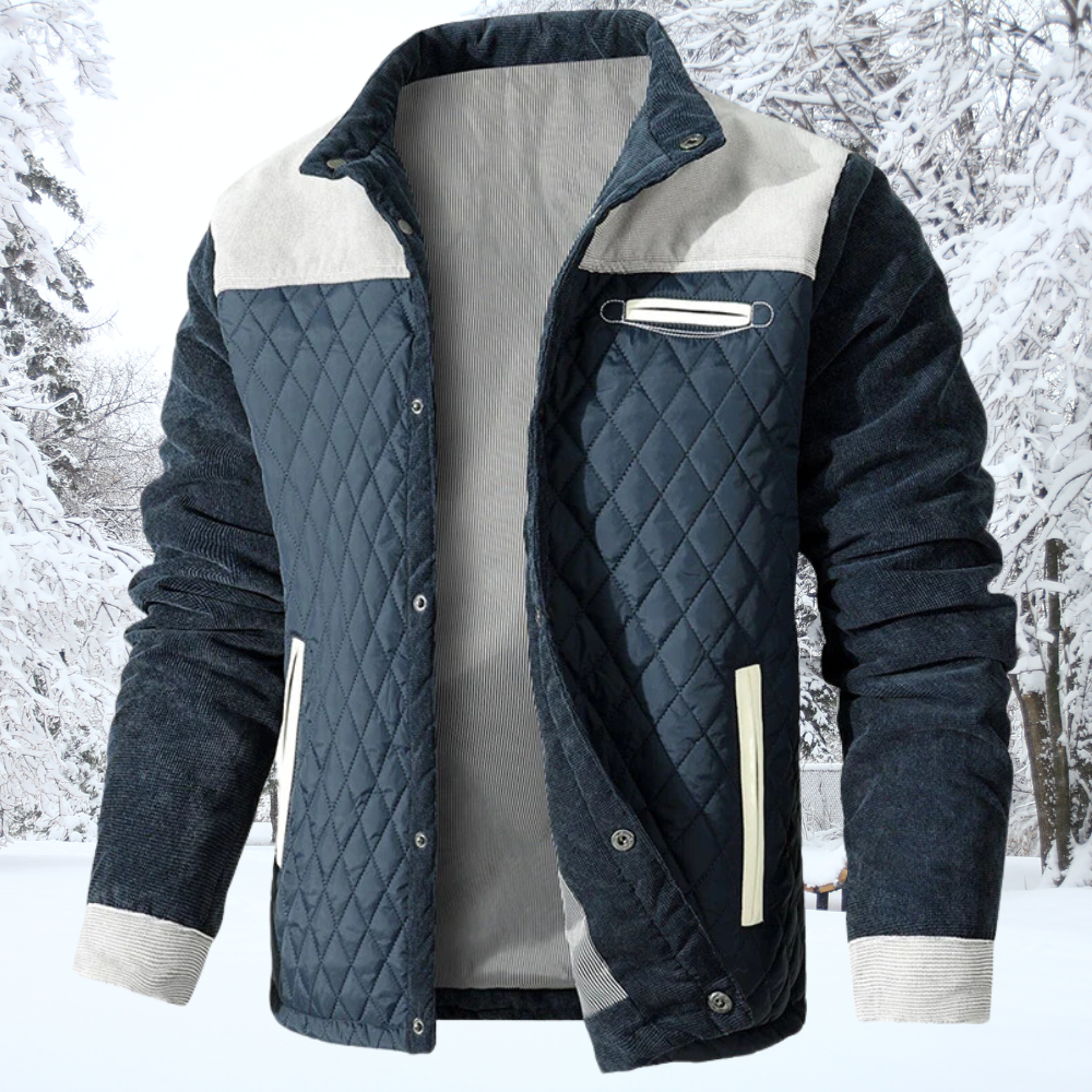 Veste cruiser d'hiver intemporelle, confortable et fonctionnelle pour homme