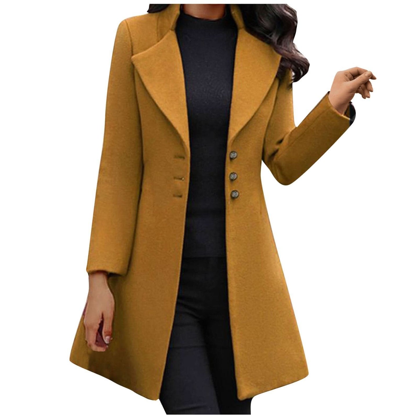 Manteau italien chic, chaud et confortable pour femme
