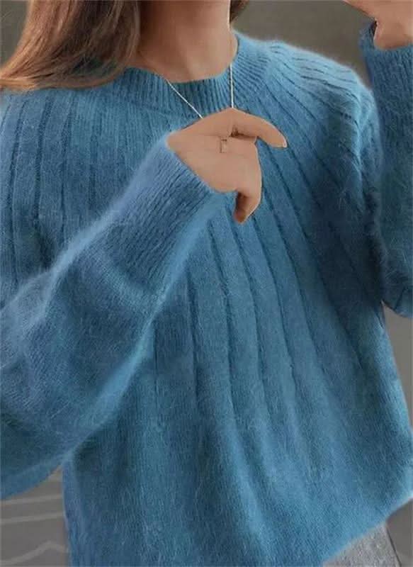 Pull en Tricot Cozy Chic, Doux, Élégant et Confortable pour Femme
