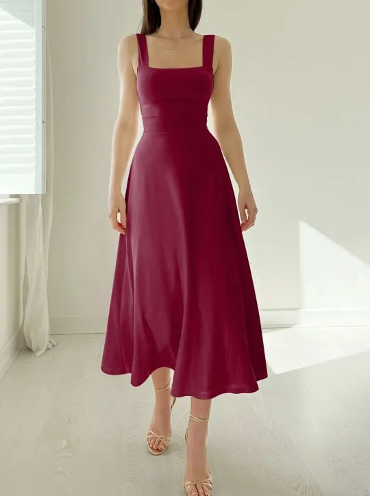 Robe à larges bretelles en coton - Confortable, élégante et respirante