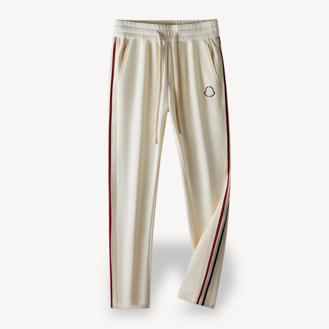 Survêtement homme – Coupe standard – Tissu respirant – Zip intégral – Détail rayé