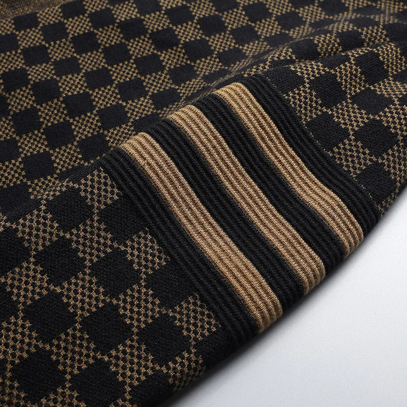 Henri Cardigan À Carreaux | Tricot Cardigan