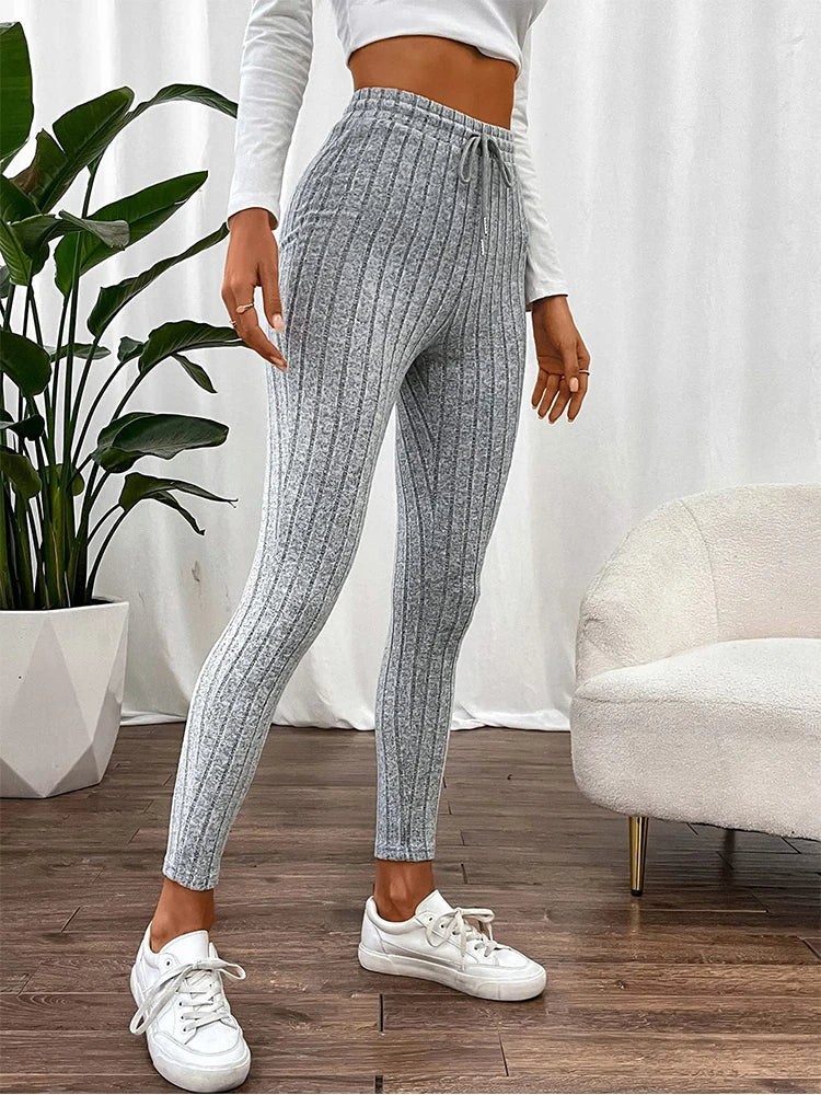 Olivia Legging Côtelé Taille Haute | Confortable Legging