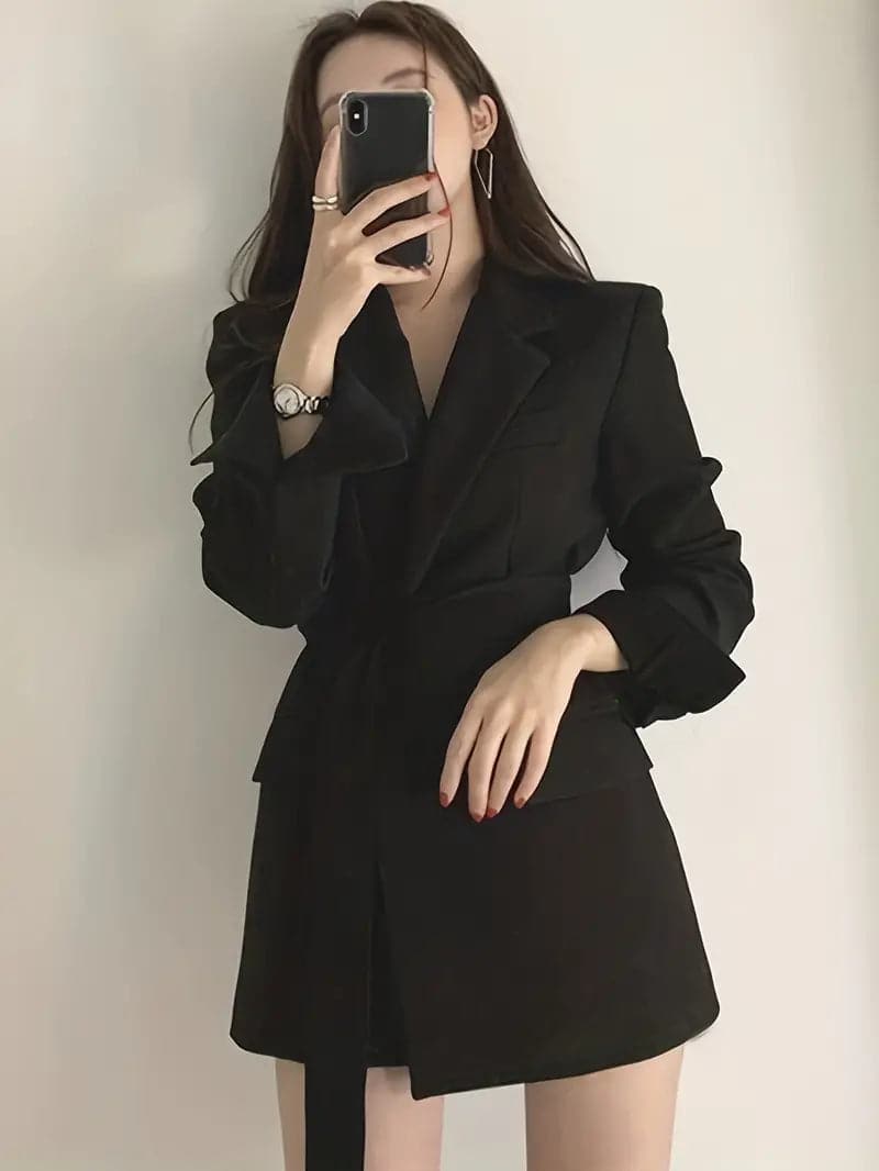 Melly - Manteau blazer de qualité supérieure, coupe chic