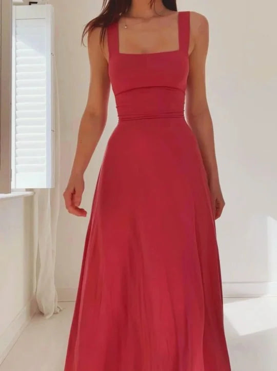 Robe à larges bretelles en coton - Confortable, élégante et respirante