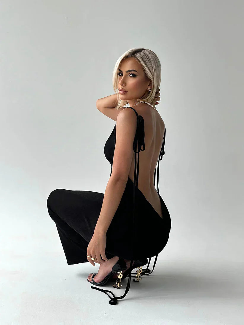 Robe Cora dos nu - Ajustée et respirante