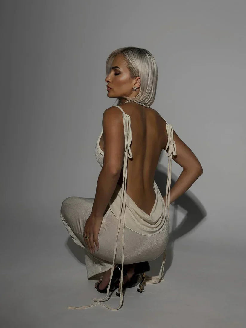 Robe Cora dos nu - Ajustée et respirante