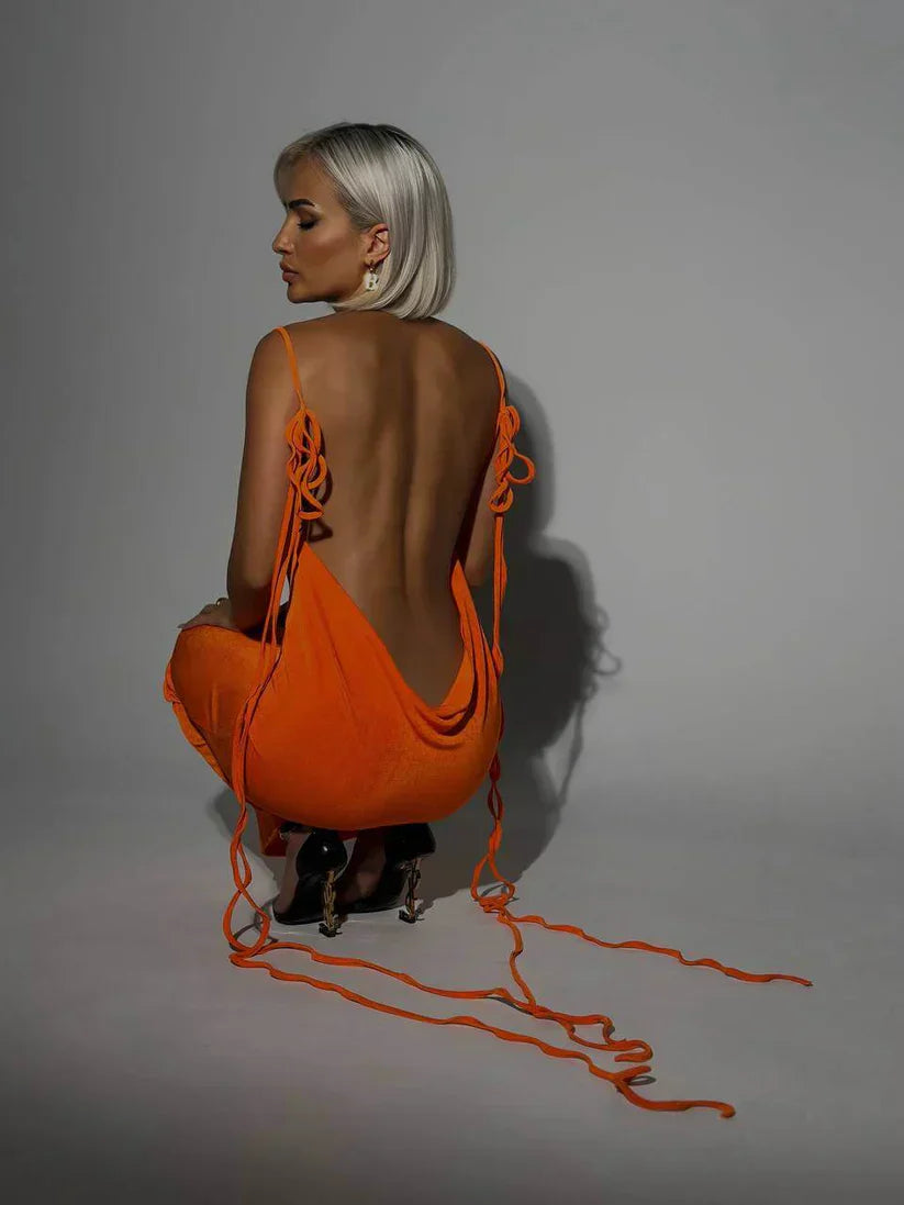 Robe Cora dos nu - Ajustée et respirante