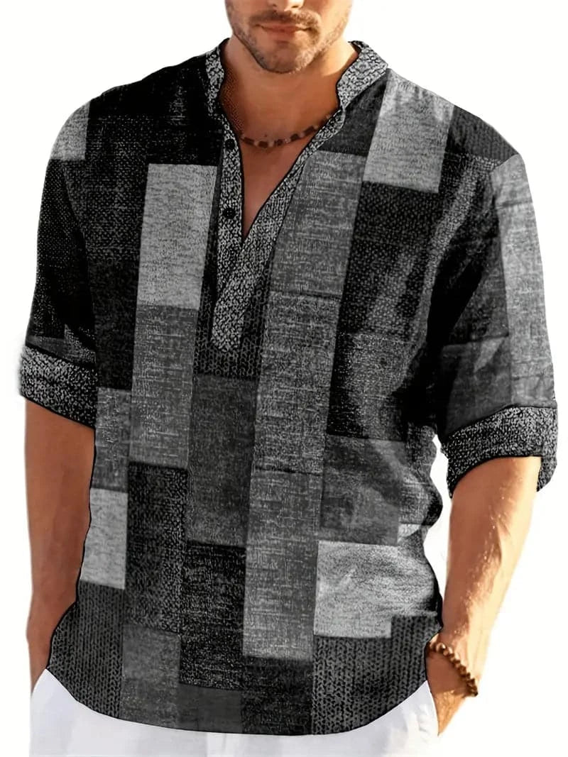 Frank - Chemise, chemise de créateur à carreaux