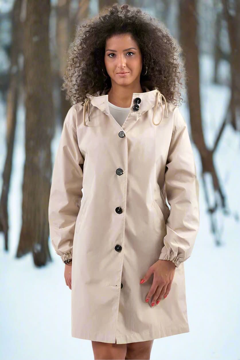 Veste de pluie légère, confortable et protectrice pour femme