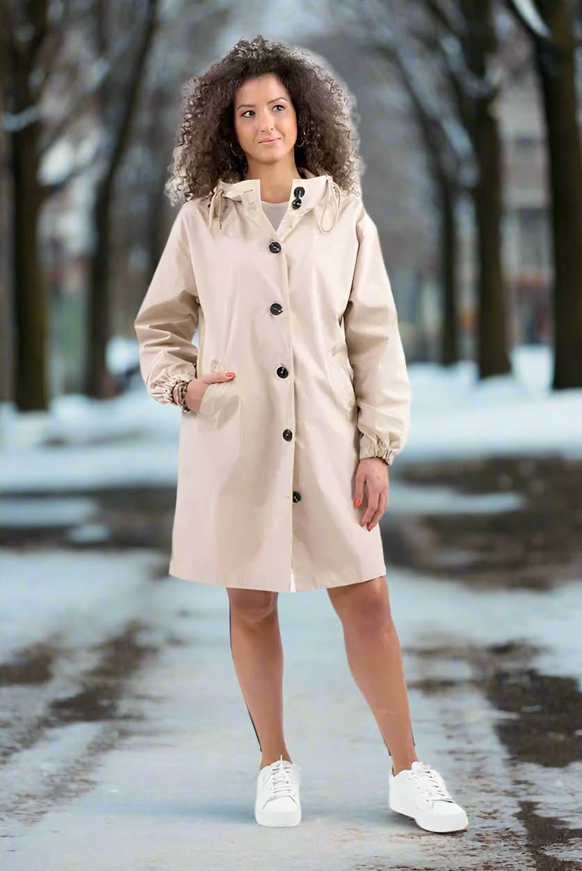Veste de pluie légère, confortable et protectrice pour femme