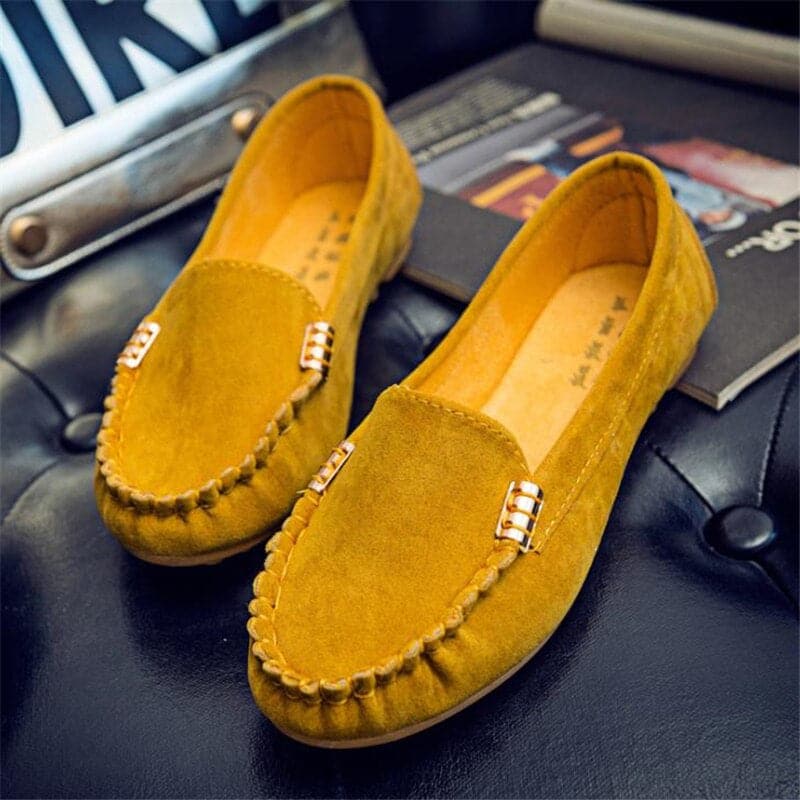 Mocassins Femme - Style Loafer - Denim Décontracté - Confort Slip-On