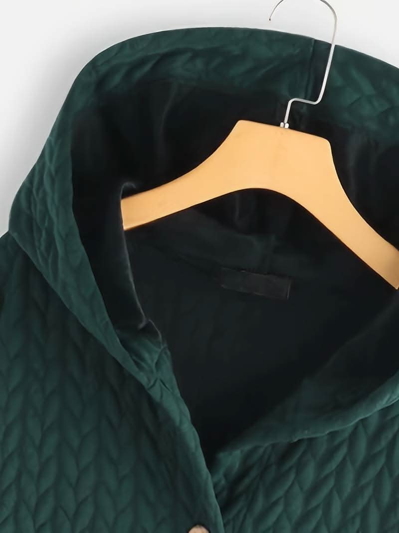 Veste à Capuche Matelassée Cozy, Élégante et Pratique pour Femmes