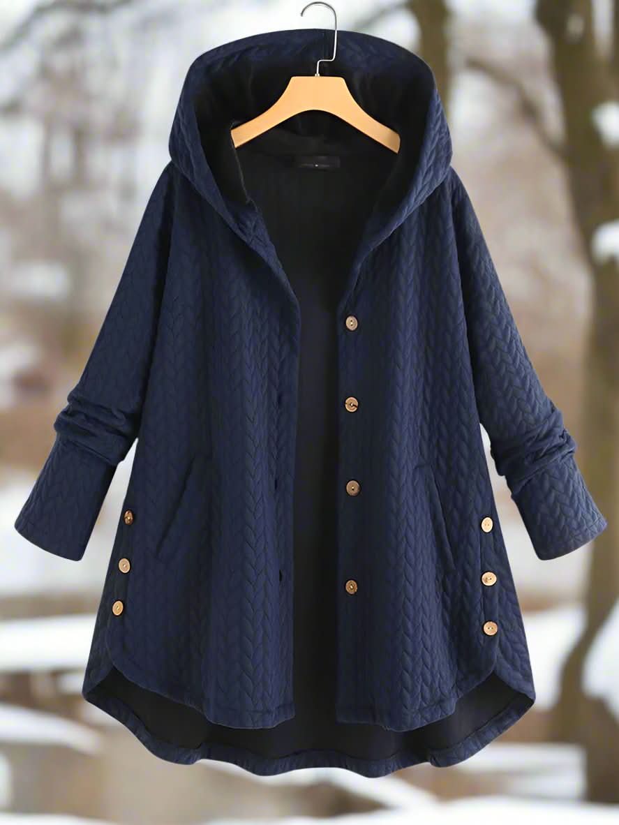 Veste à Capuche Matelassée Cozy, Élégante et Pratique pour Femmes