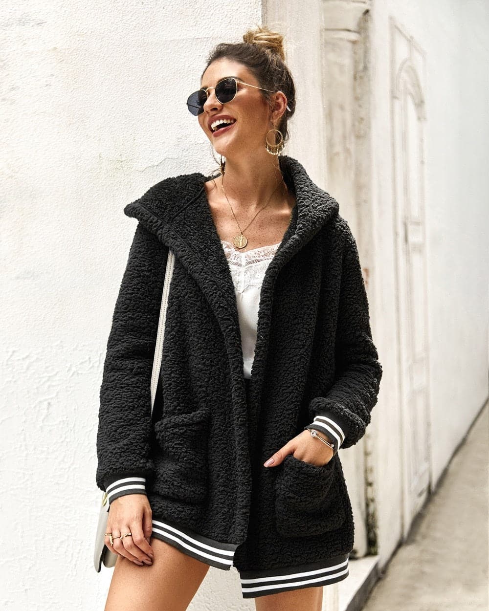Lizzie - La veste en fourrure tendance