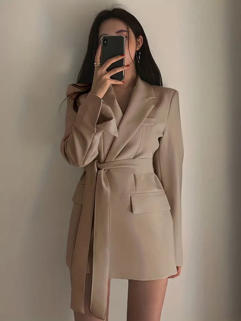 Melly - Manteau blazer de qualité supérieure, coupe chic