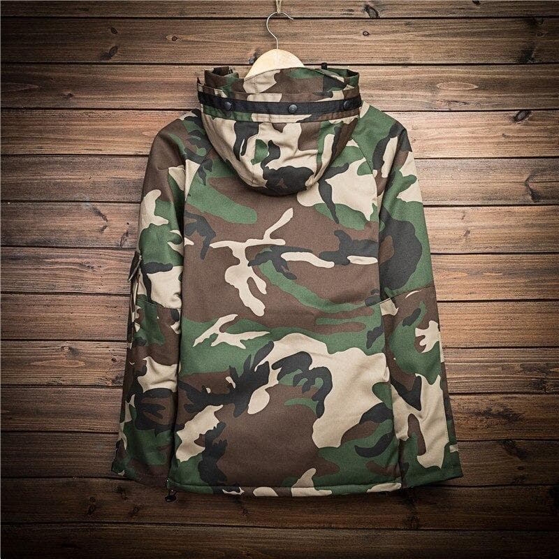 Eric - Fashionable camouflage jacket with hood