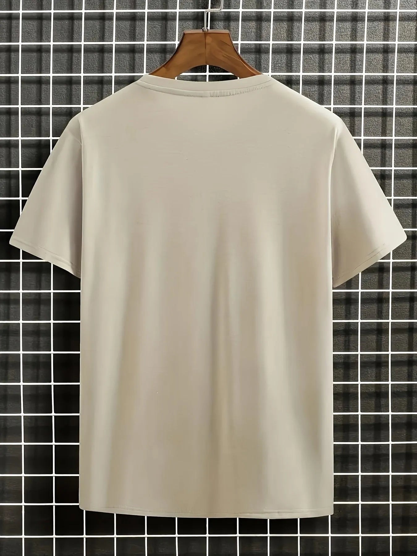 T-shirt Homme - Col Rond - Coupe Standard - Motif Artistique Style Asiatique - Manches Courtes
