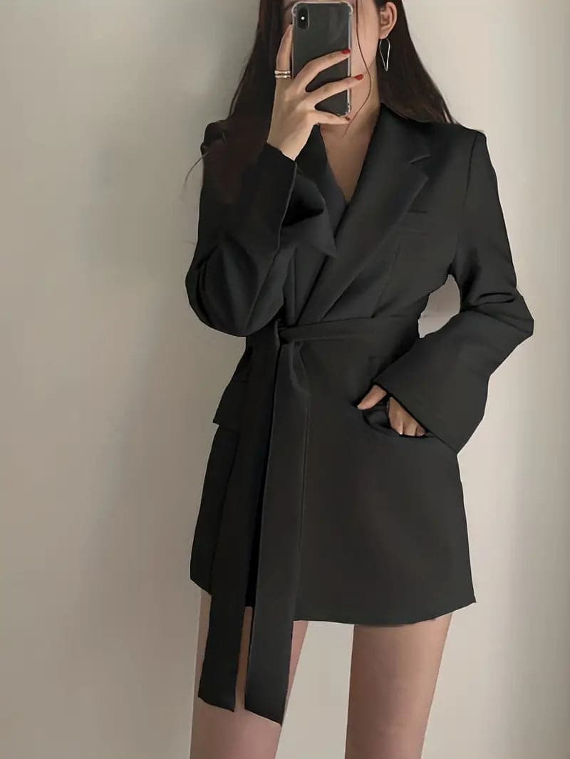 Melly - Manteau blazer de qualité supérieure, coupe chic