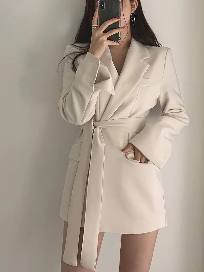 Melly - Manteau blazer de qualité supérieure, coupe chic
