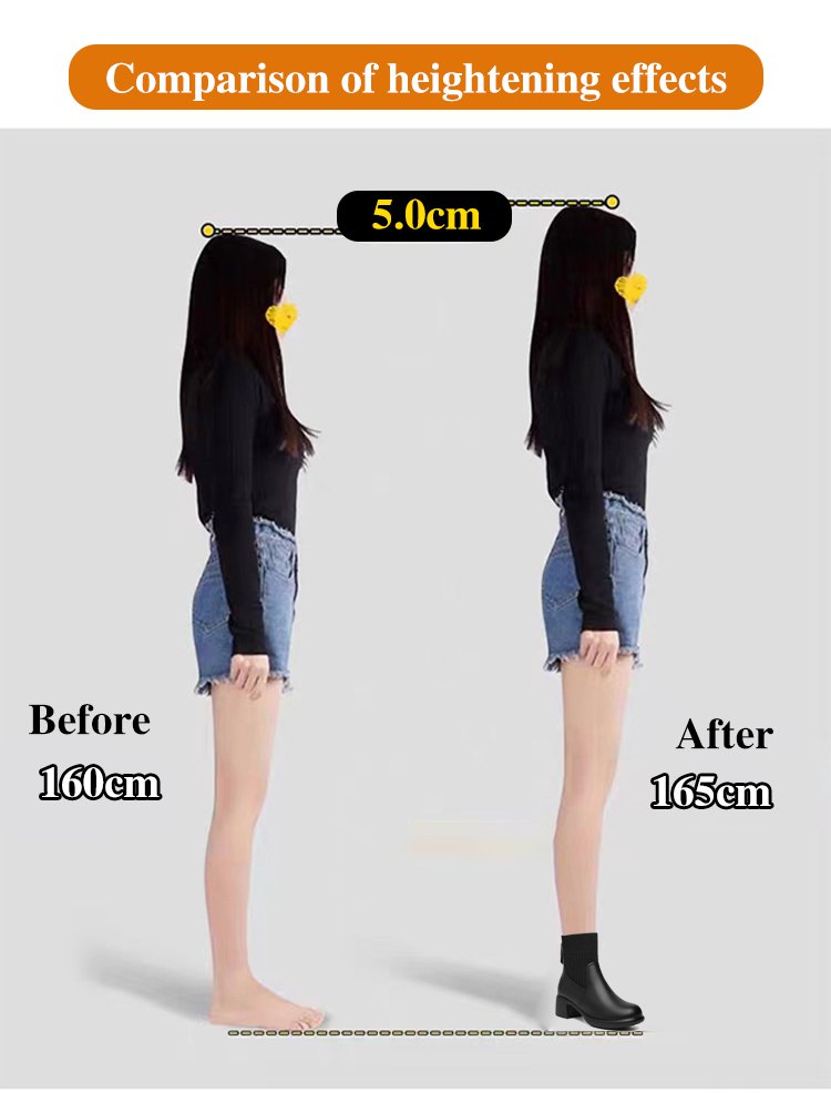 Bottes chaussettes fines extensibles pour femme - Confort et élégance