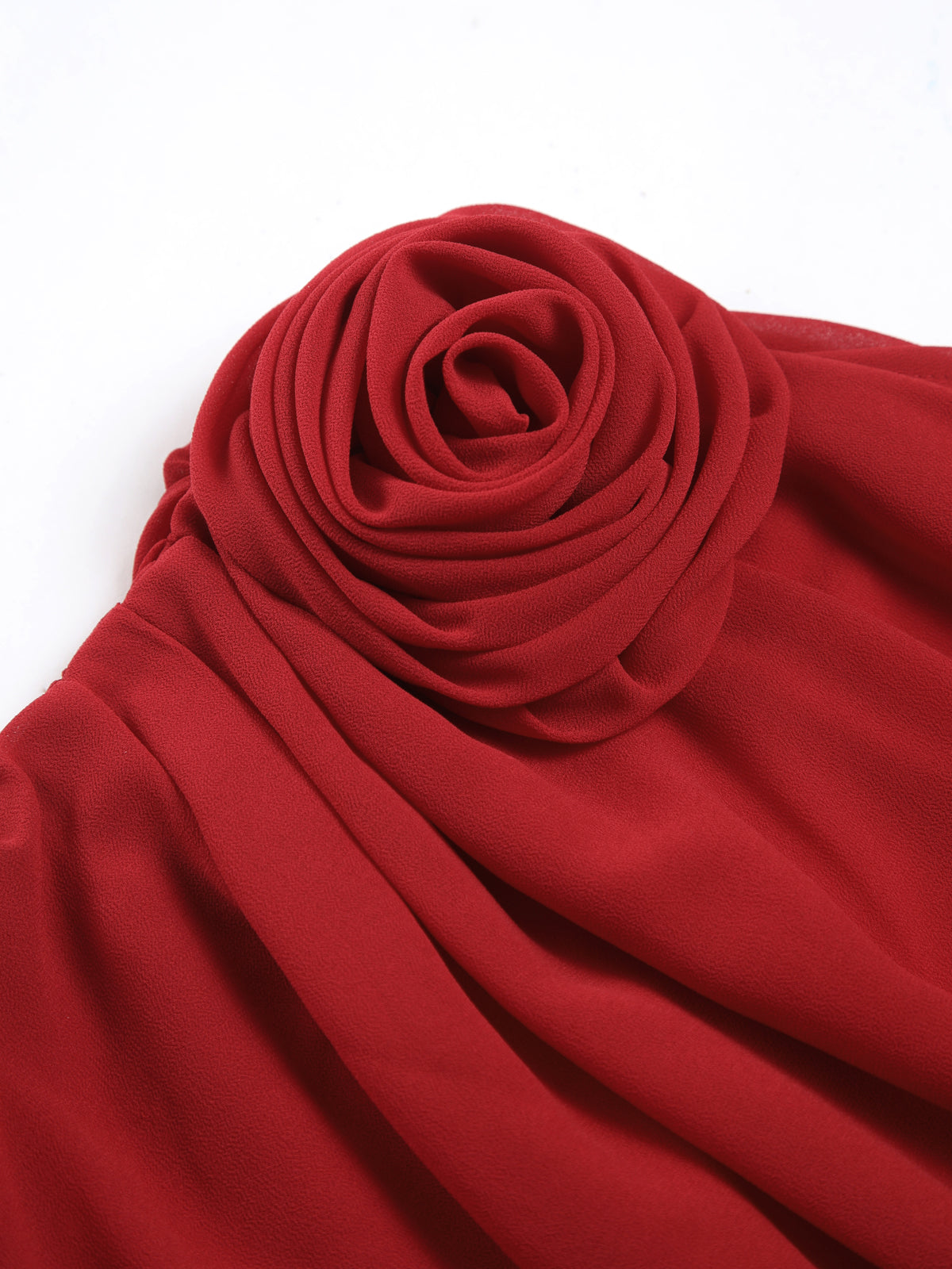 Blouse Femme - Asymétrique Une Épaule - Drapée Élégante - Manches Longues Fluides