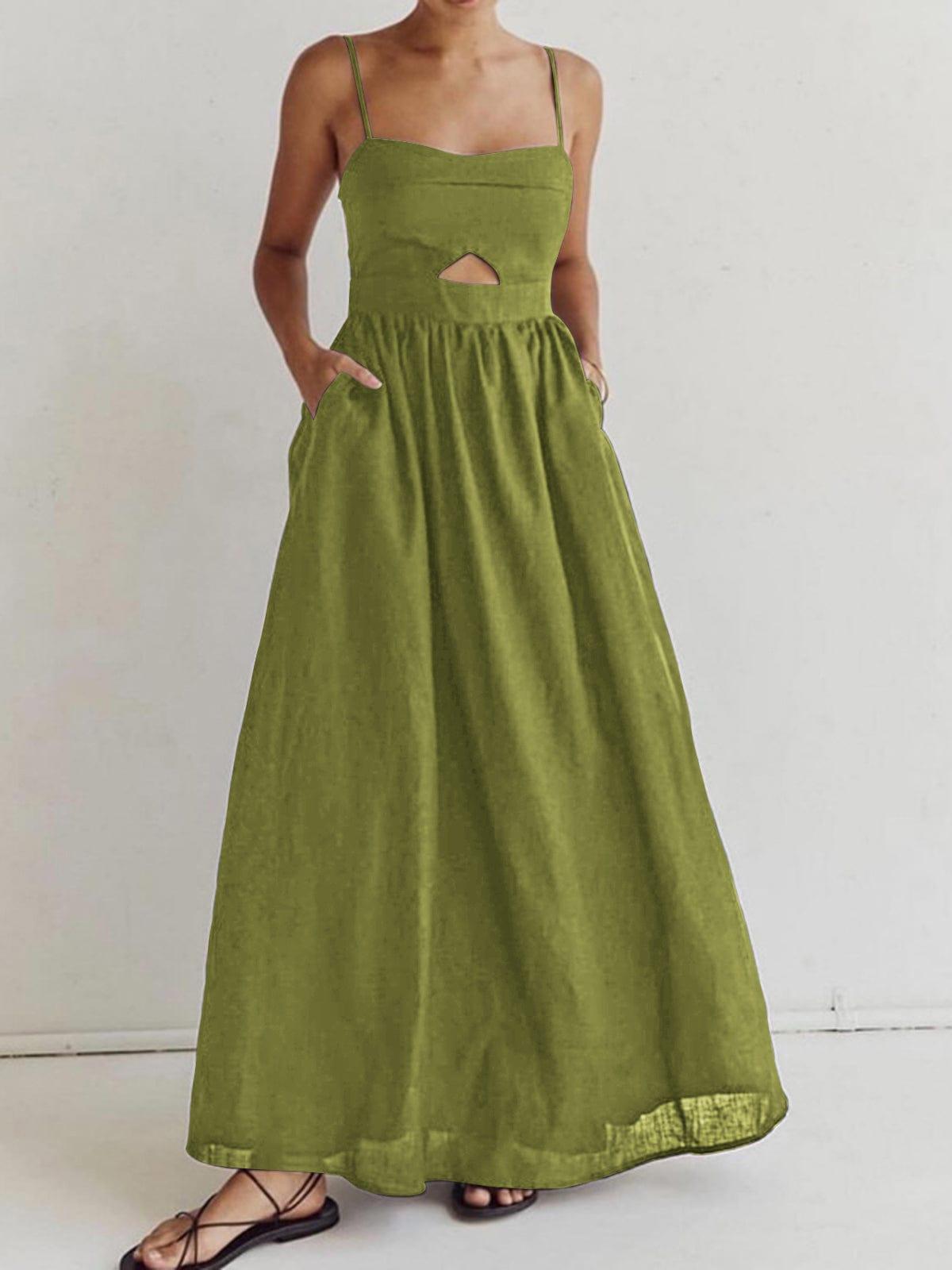 Robe maxi élégante avec dos ouvert pour femme - Chic et sophistiquée