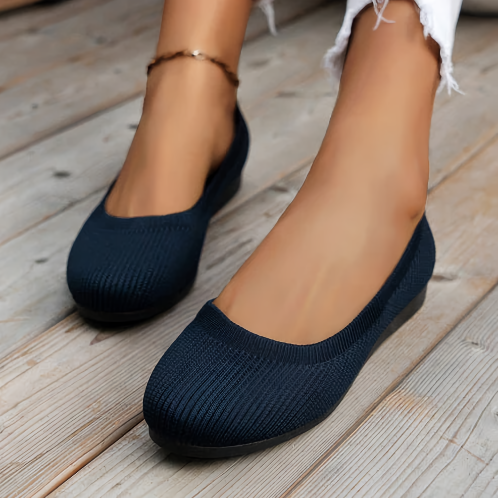 Chaussures Ballerines Femme - Respirantes - Confort Semelle Coussinée - Style Décontracté