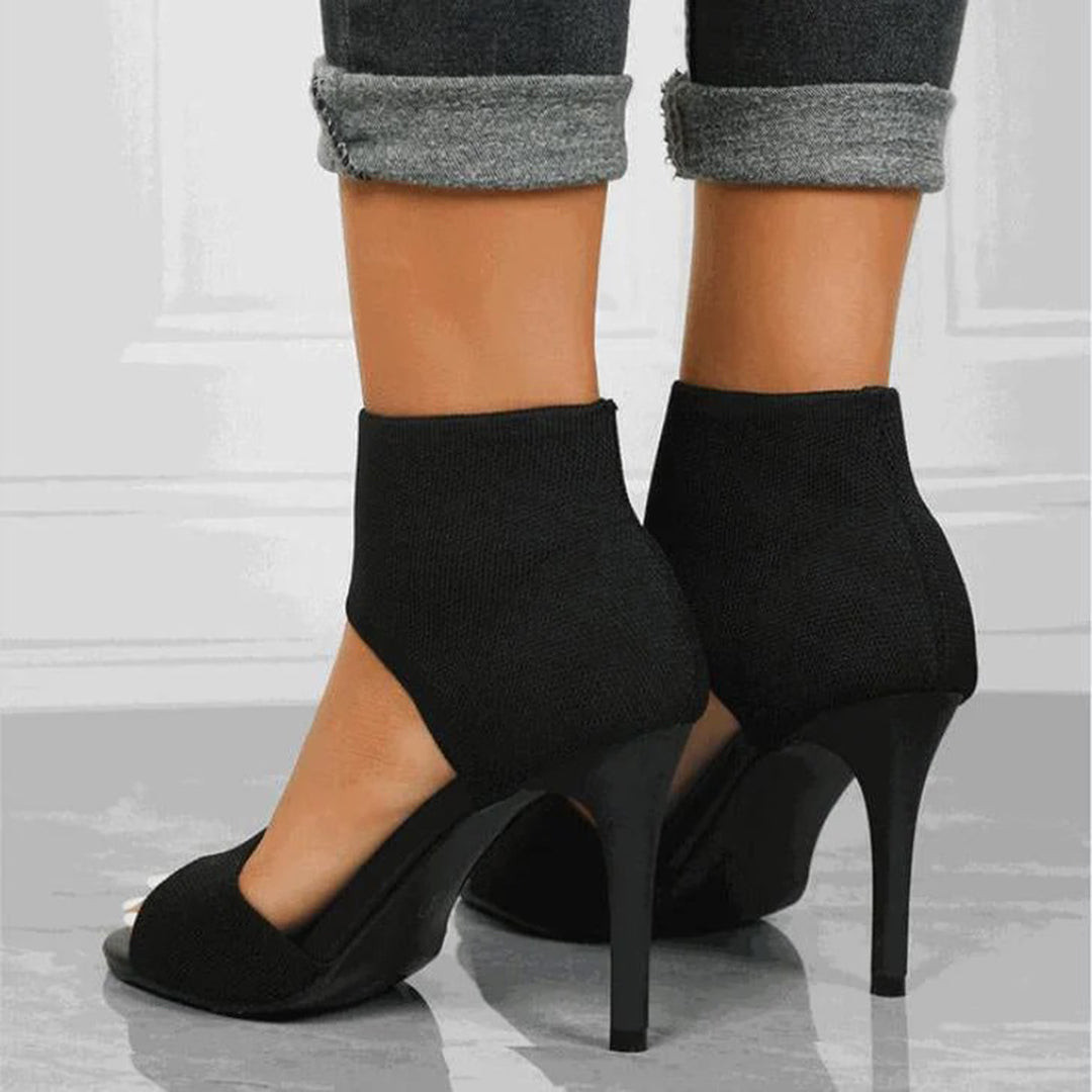Sandales à Talons Hauts Femme - Bout Ouvert - Cheville Ajustée - Élégantes et Modernes