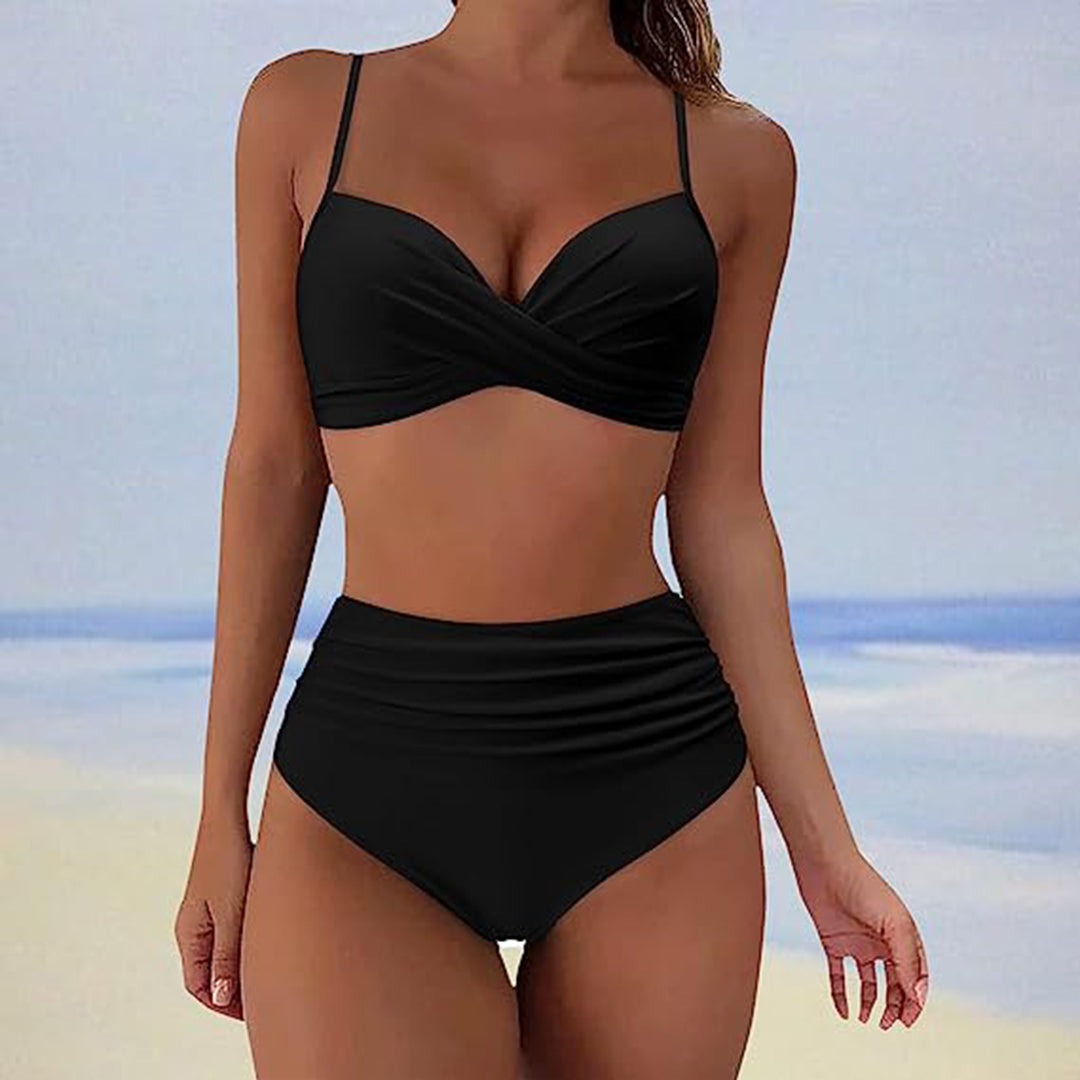 Aimée - Bikini taille haute stylé